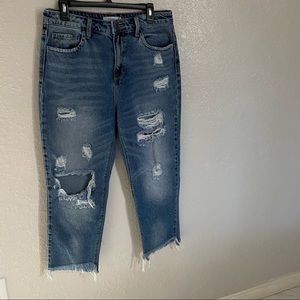 FINAL PRICE❗️CELLO Mom Frayed Hem Jeans